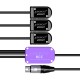 BCC Power combining cable - up to 4 inputs - with telemetry