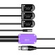 BCC Power combining cable - up to 4 inputs - with telemetry